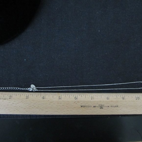 Cookie Lee Spring Bouquet Heart Crystal Necklace - Picture 2 of 6